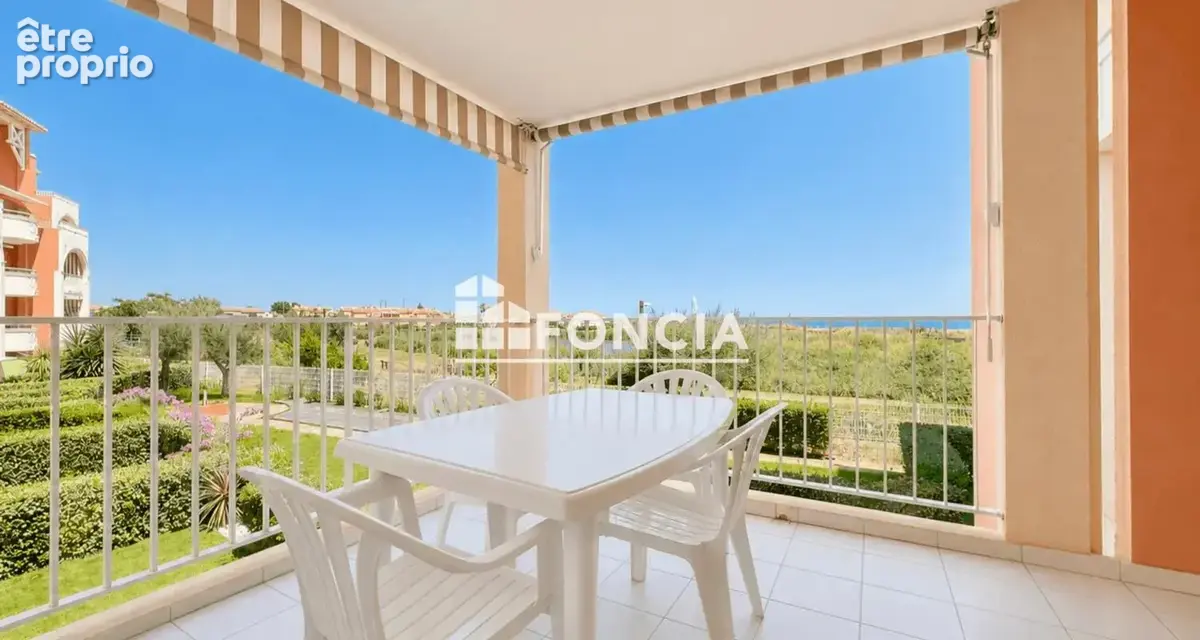 Rochelongue - Appartement 2 pièces avec superbe vue mer  - Parking privé - photo 2