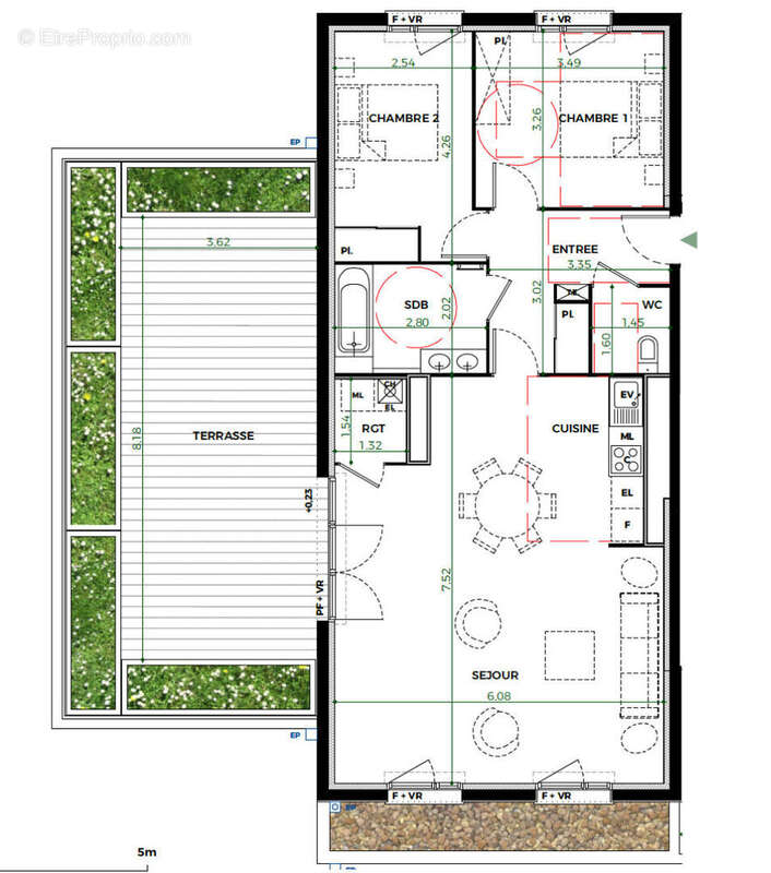 Appartement à TOULOUSE