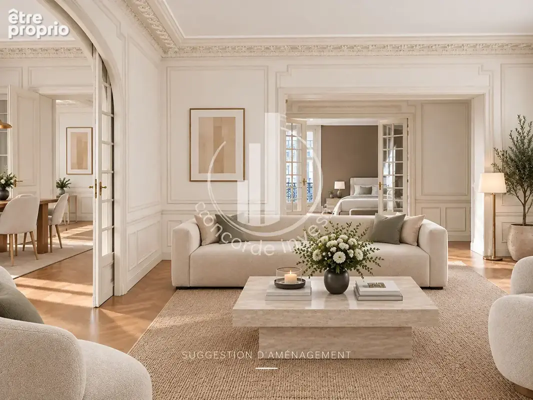 Appartement Ternes - 6 pièce(s) 235 m2 - baignés de soleil - haussmanien - photo 5