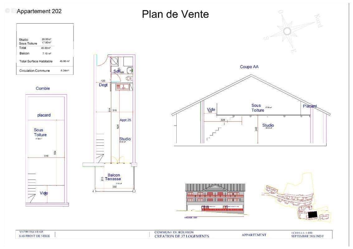 Appartement à ROUBION