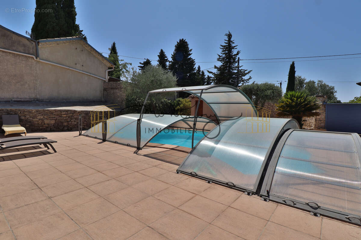 A vendre nimes collines nord villa avec piscine et sans vis a vis - photo 3