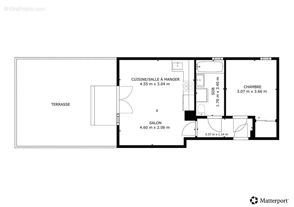 Appartement à PARIS-17E