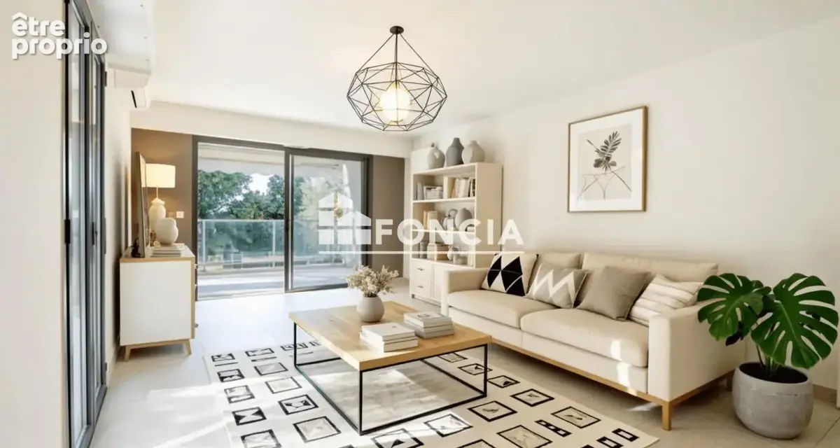 Cannes montrose 3p luxe terrasse 25m2 sud piscine double box - photo 12
