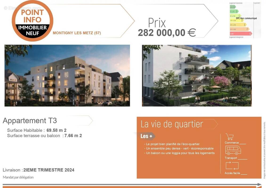 Appartement à MONTIGNY-LES-METZ