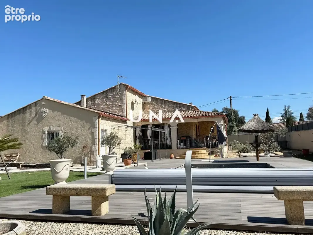 Grande maison avec jardin et piscine a 4 km  d'uzes - photo 5