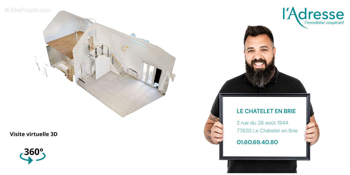 Maison Le Chatelet En Brie 5 pièce(s) 62.91 m2 - photo 9