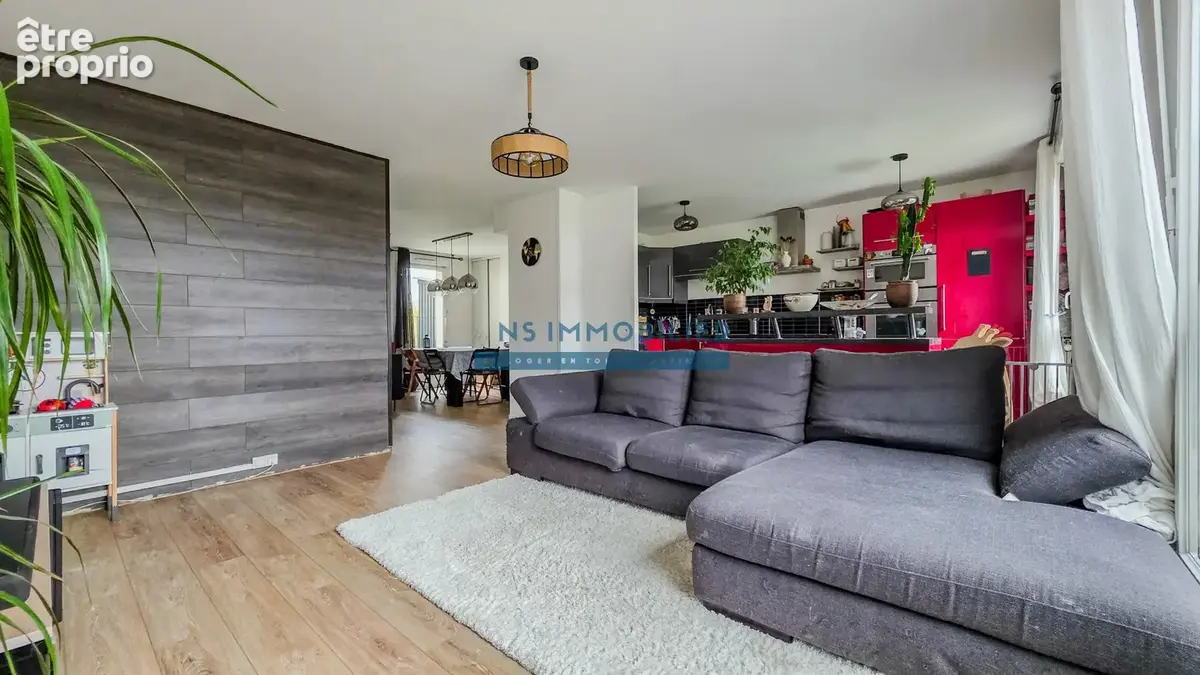 Appartement F4 82m2 + 1 Balcon + 2 Terrasses + 1 Pl. parking - photo 5