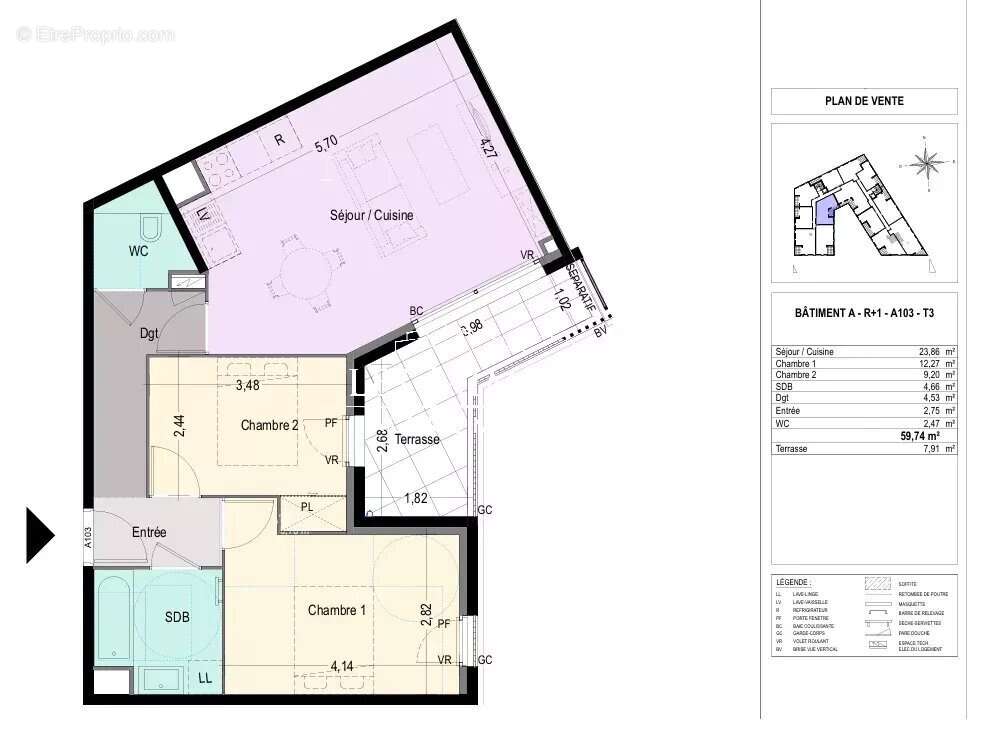 Appartement à FREJUS