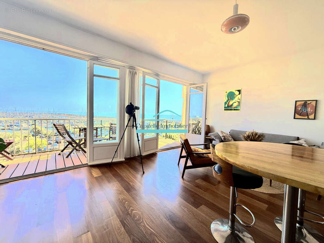 Palavas - Appartement T3 de 60 m2 - Terrasse vue panoramique mer- 1 place de Parking - photo 4