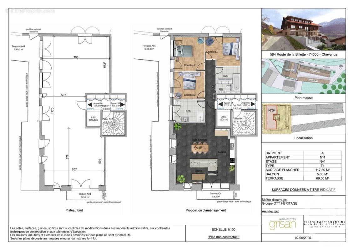 Appartement à CHEVENOZ