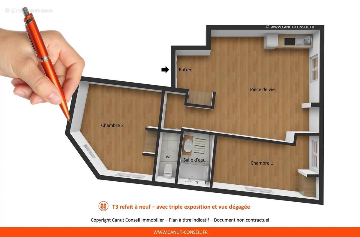 Appartement à LYON-1E