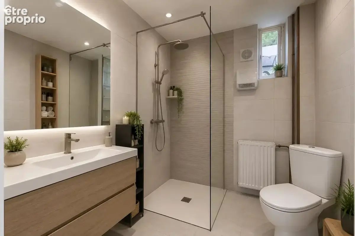 T2 bis 45,67 m² traversant / Garage box / Rez-de-jardin - photo 11