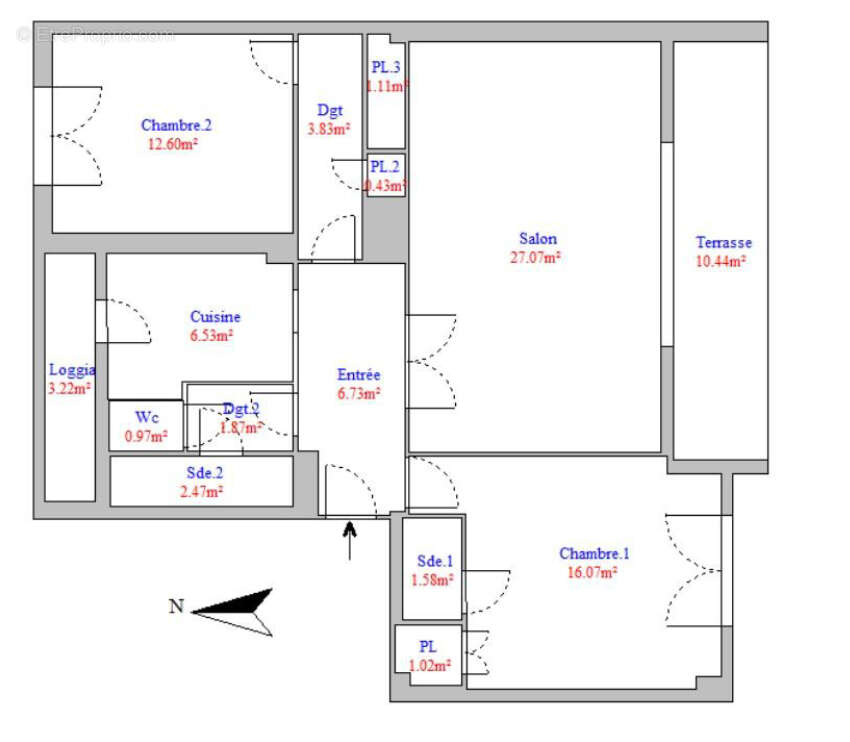 Appartement à CHATEAURENARD