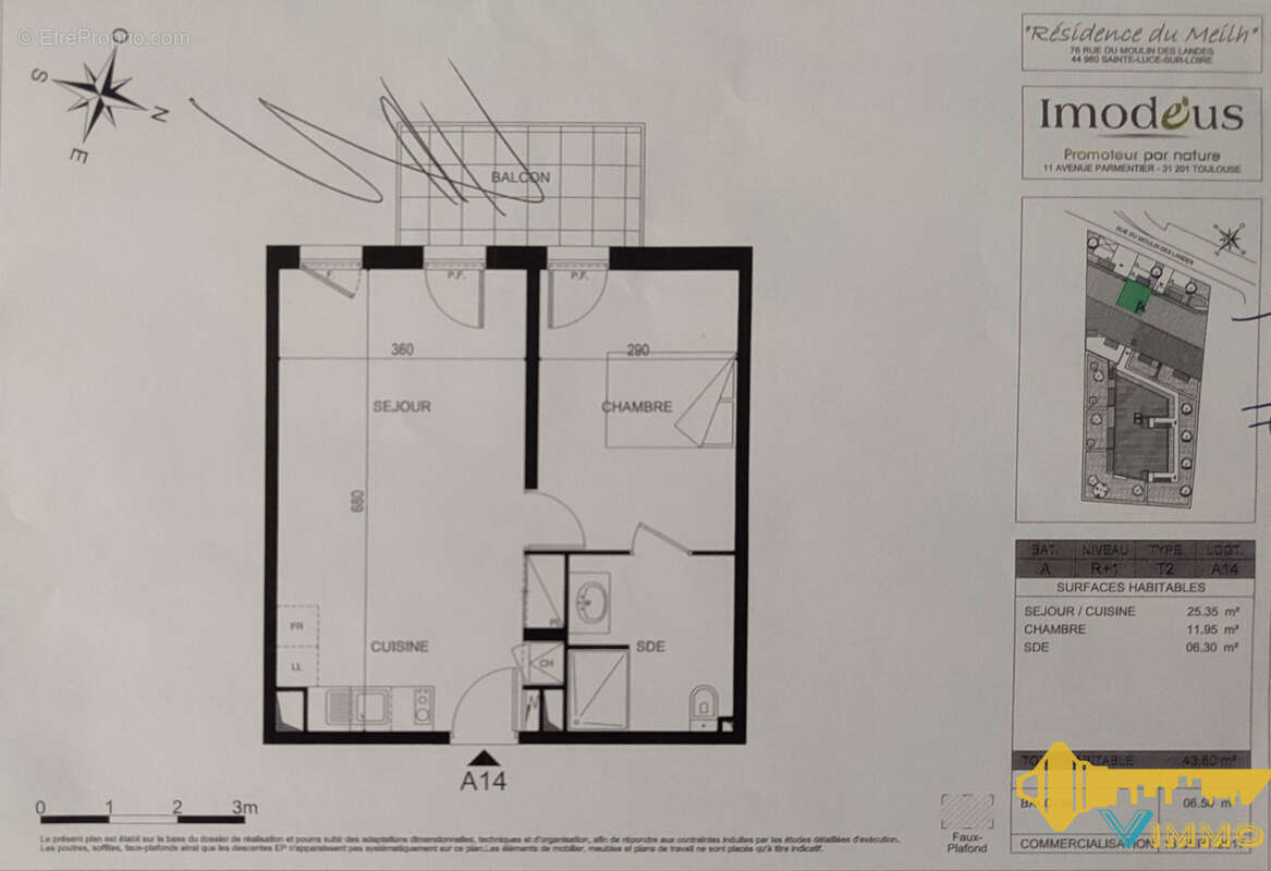 Appartement à SAINTE-LUCE-SUR-LOIRE