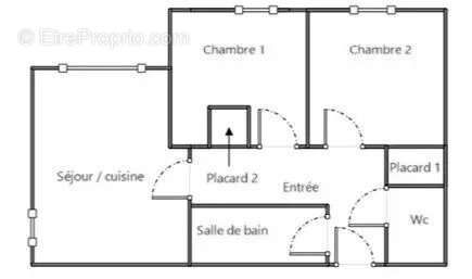 Appartement à VILLENAVE-D'ORNON