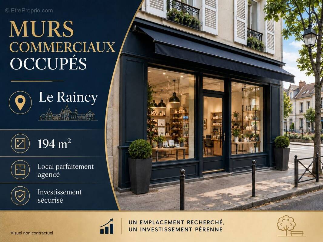 VISUEL NON CONTRACTUEL - Commerce à LE RAINCY
