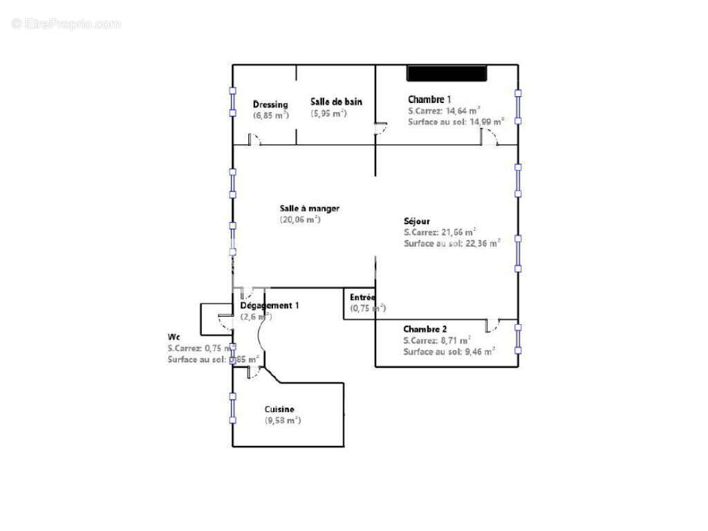 Appartement à PARIS-9E