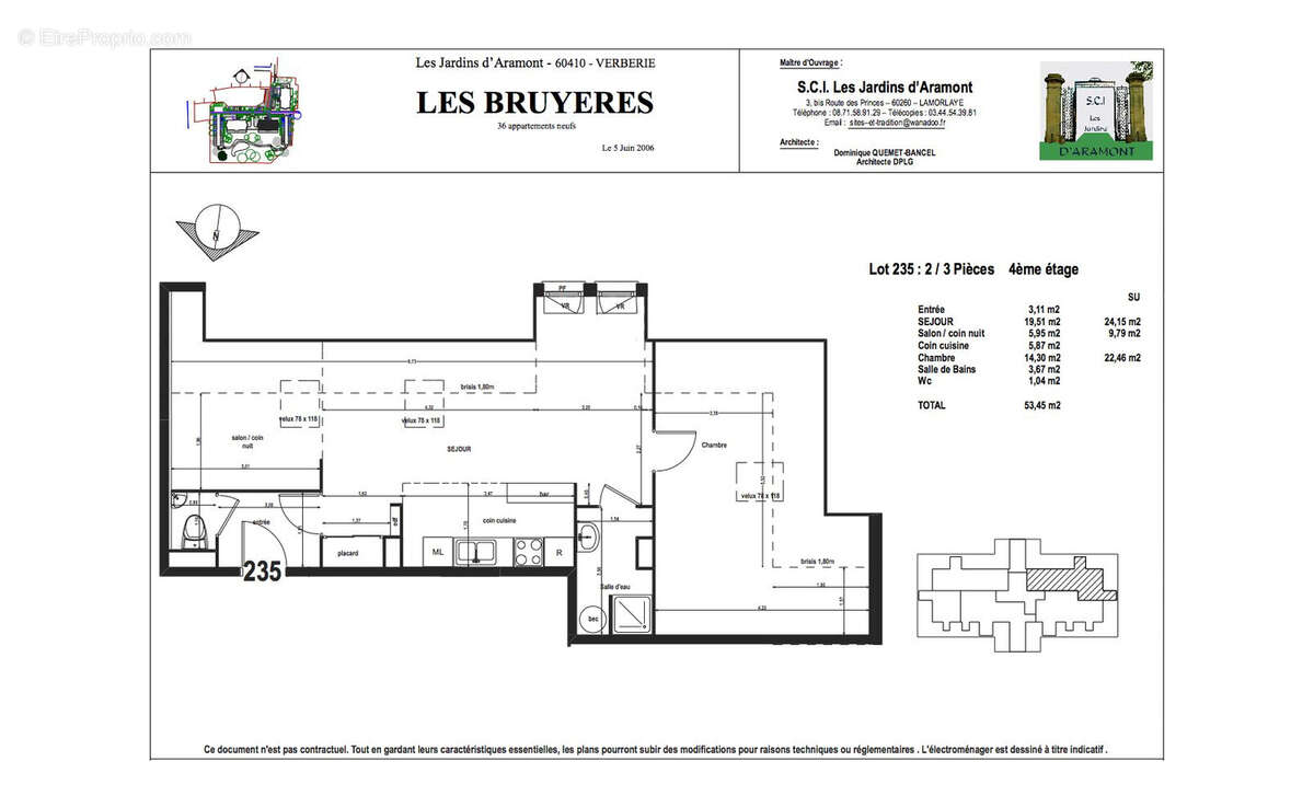 Appartement à VERBERIE