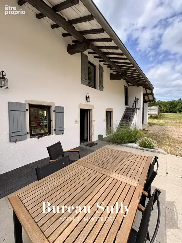 Maison 127 m2 terrain 1549 m2  ttes commodités Saint Didier sur Chalaronne, Thoissey 15 mn gare SNCF - photo 1