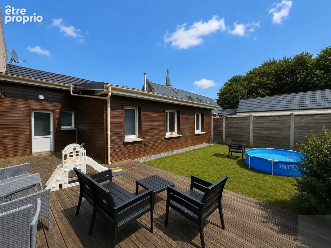Le quesnel - maison mitoyenne de plain pied - 3 chambres - jardin - terrasse - photo 14