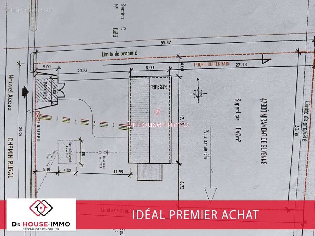 Terrain à MIRAMONT-DE-GUYENNE
