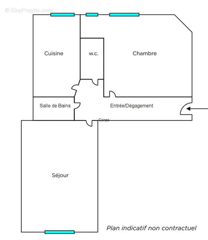 Appartement à PARIS-19E