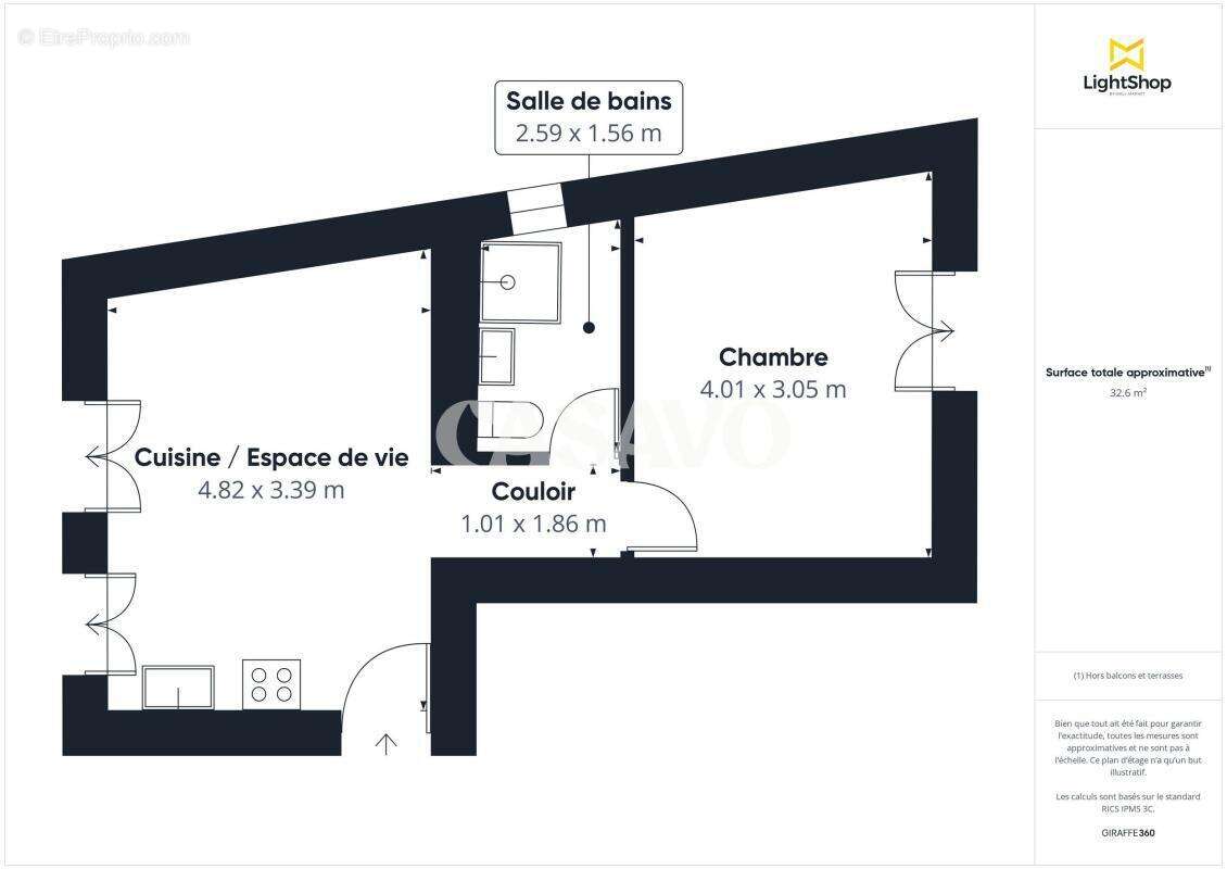 Appartement à VILLETANEUSE