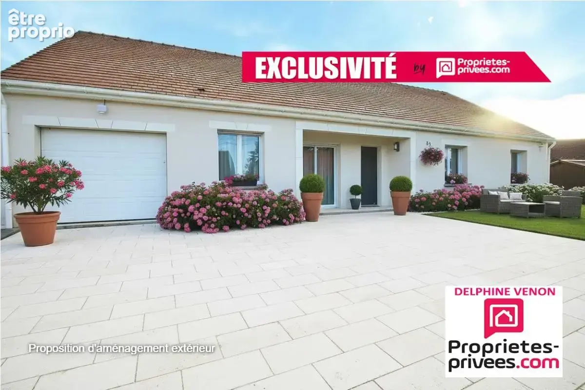 Exclusivité - Maison de plain pied classe énergie C avec 4 chambres , combles aménageables et garage sur un terrain de 1000 m² à - photo 2
