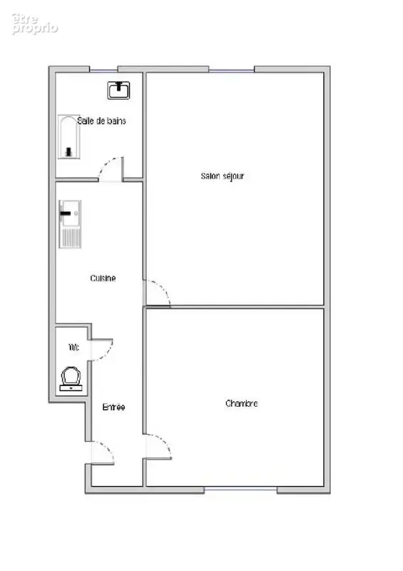 appartement 2 pièces de 38 m2 - photo 11