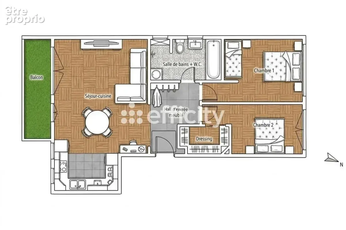 Appartement - photo 2