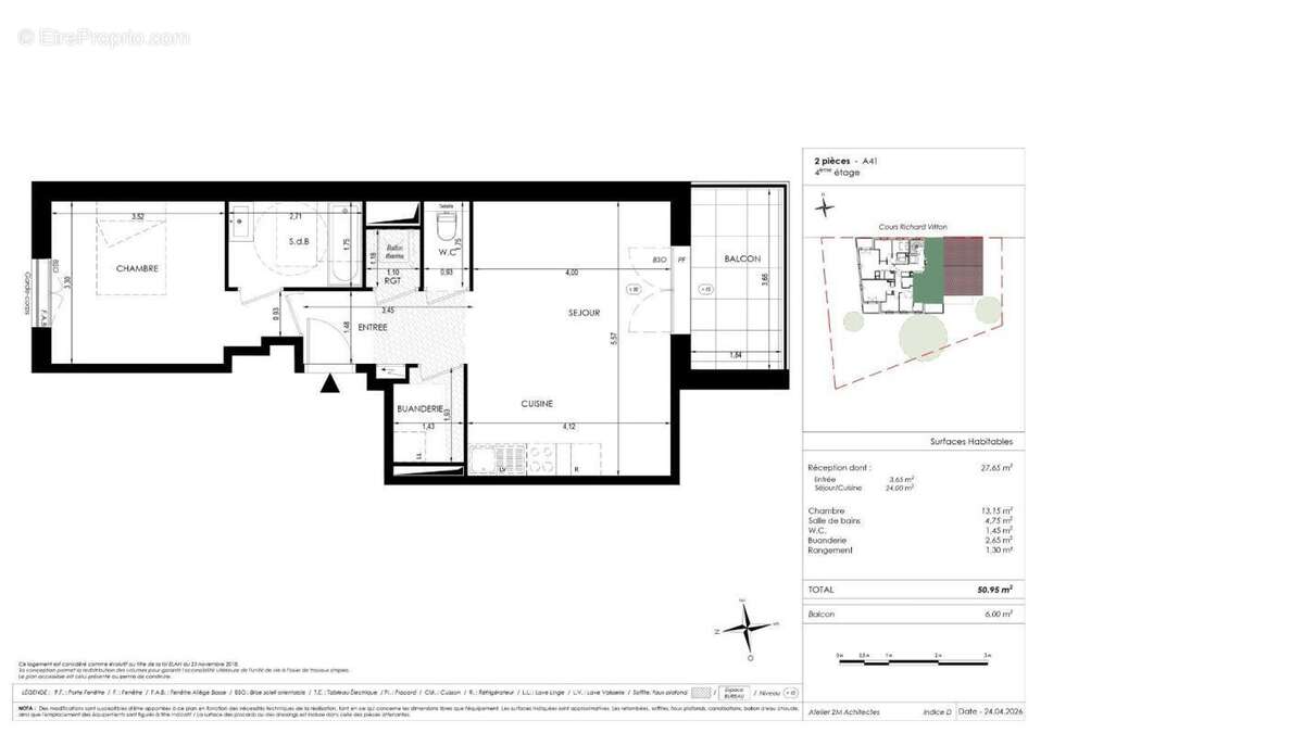 Appartement à LYON-3E