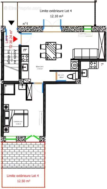 Appartement à FRANCHEVILLE