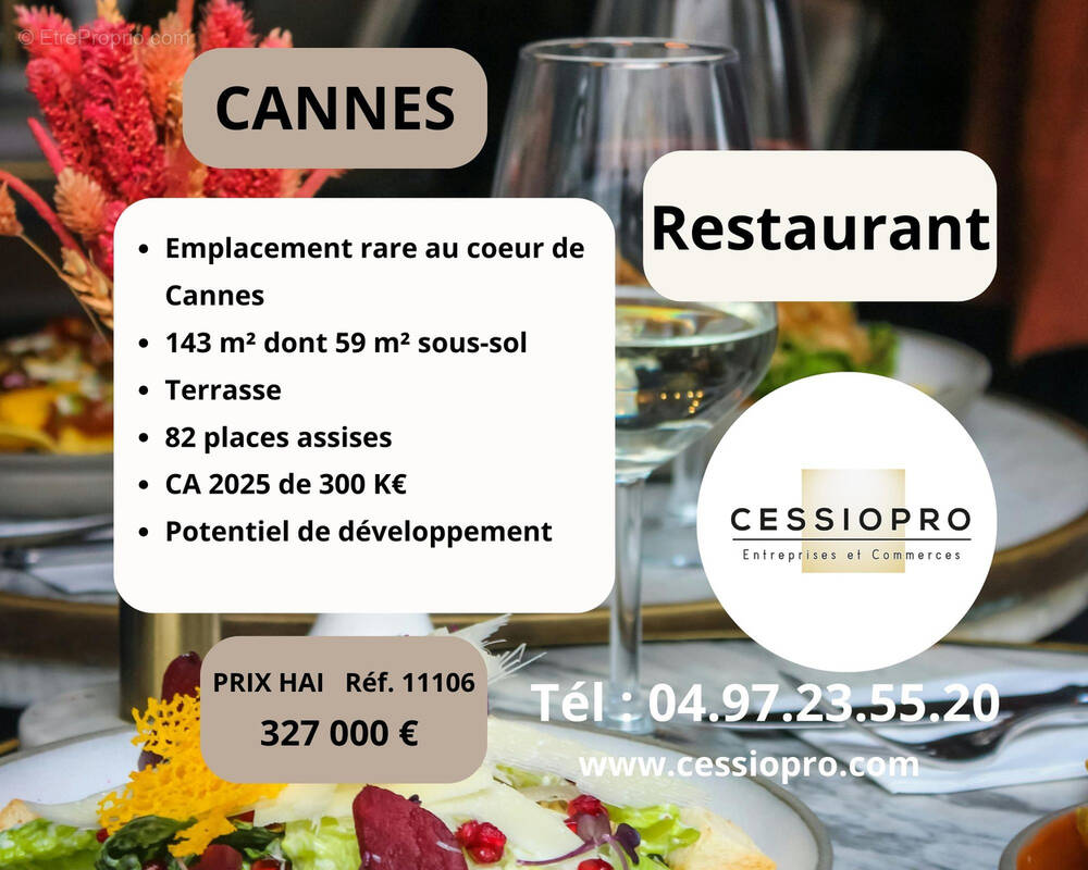 Commerce à CANNES