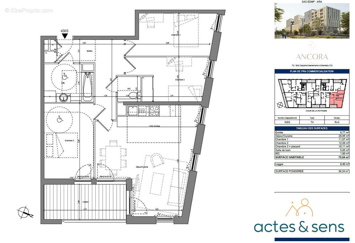 Appartement à CHAMBERY