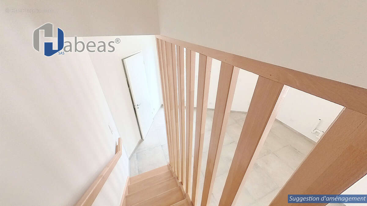 T4 Duplex de 95,42m² avec balcon de 11,87m² - photo 18