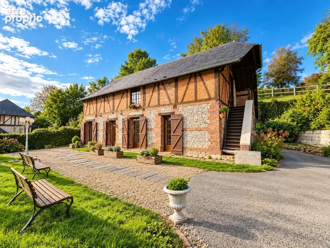 Maison de charme – Ry – Beau terrain de 1 677 m² - photo 1