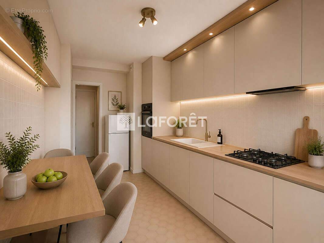 T2 BIS  Villeurbanne 59 m² au pied du T6 ROGER PLANCHON - photo 6
