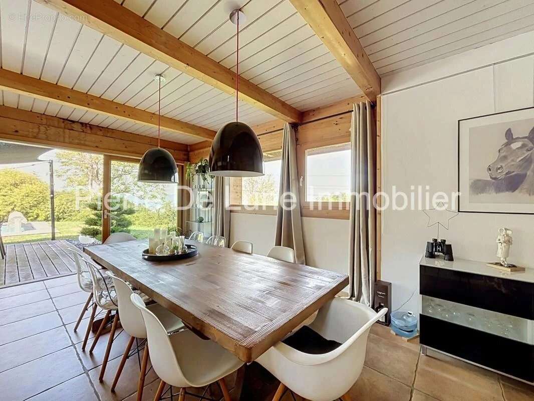 Trévignin – Maison d'exception en ossature bois avec vue dominante, piscine et panorama sur les montagnes - photo 8