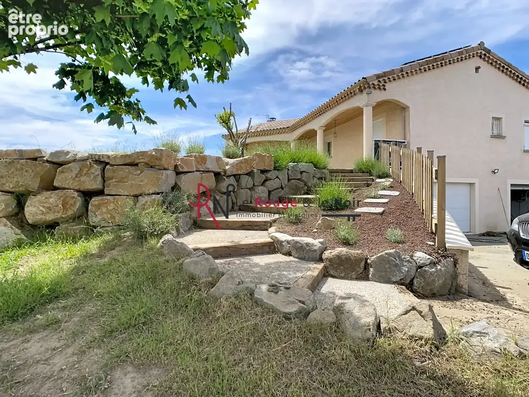 Boulieu-les-Annonay, maison individuelle de plain-pied, autoconsommation, sur une parcelle de 2080m2 plate. - photo 2