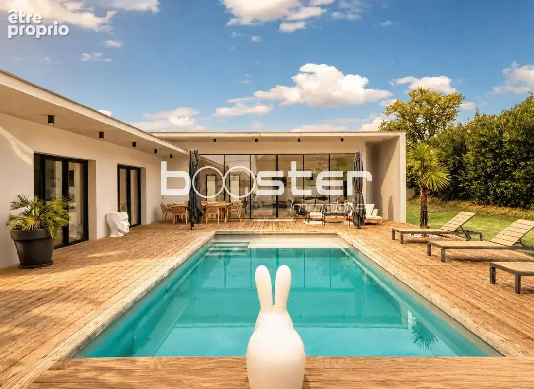EXCLUSIVITE BOOSTER !!!! Superbe villa d'architecte  contemporaine d’exception à Balma de plain pied : 180 m² de plain-pied avec - photo 9