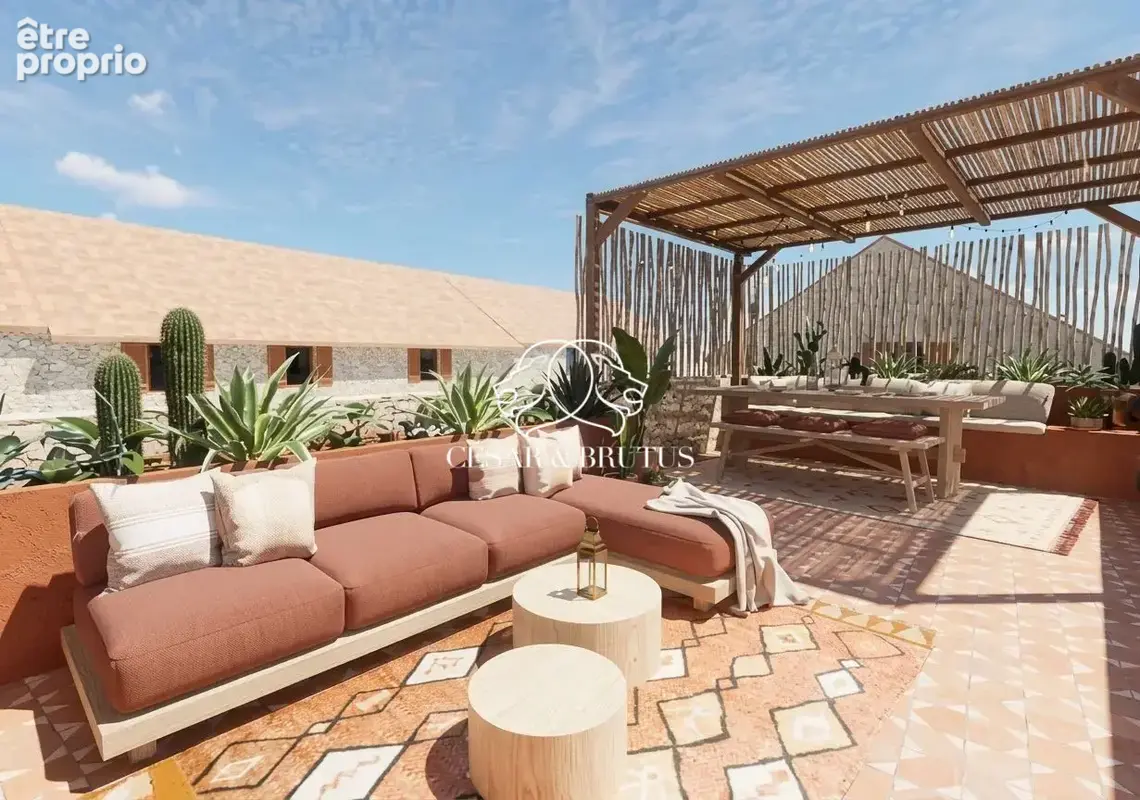Terrace - Projection architecte home stage virtuel
