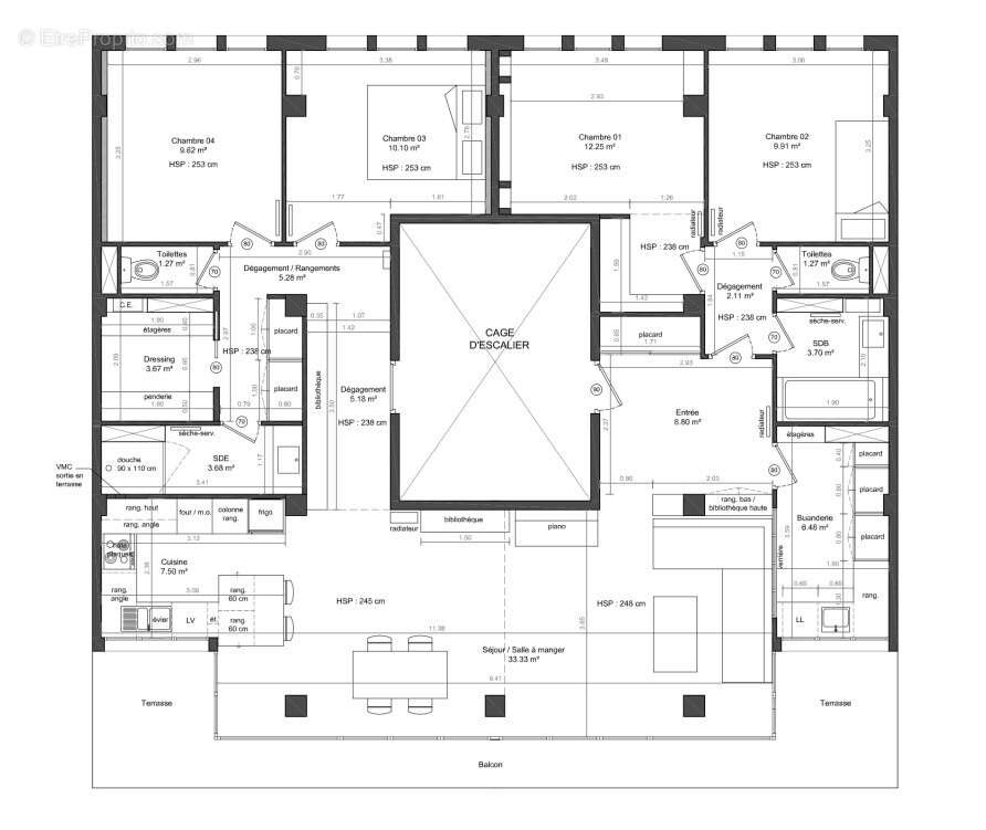 Appartement à BOULOGNE-BILLANCOURT