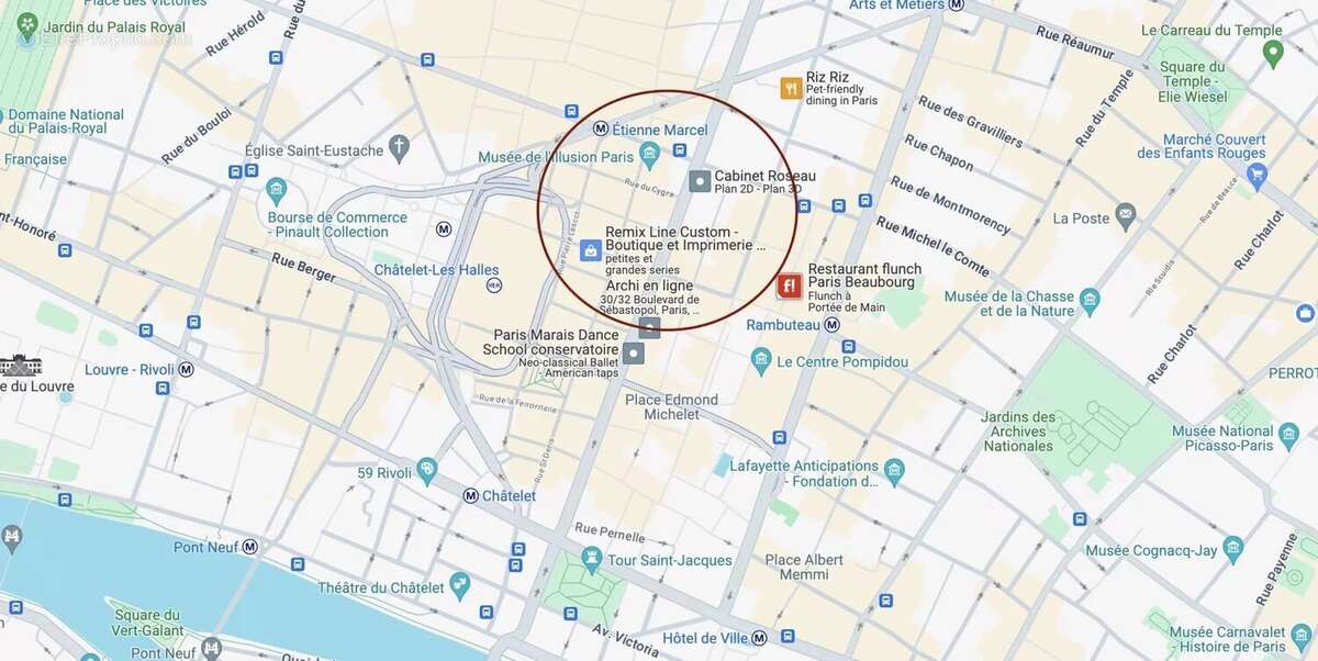 Commerce à PARIS-1E