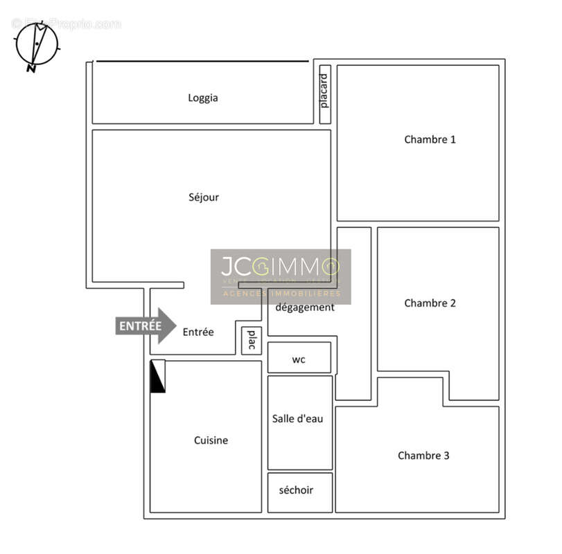 Appartement T4 Centre-Ville - 87,10 m2 Carrez - Balcon - Grand Garage - Calme-Sans vis à vis - photo 16