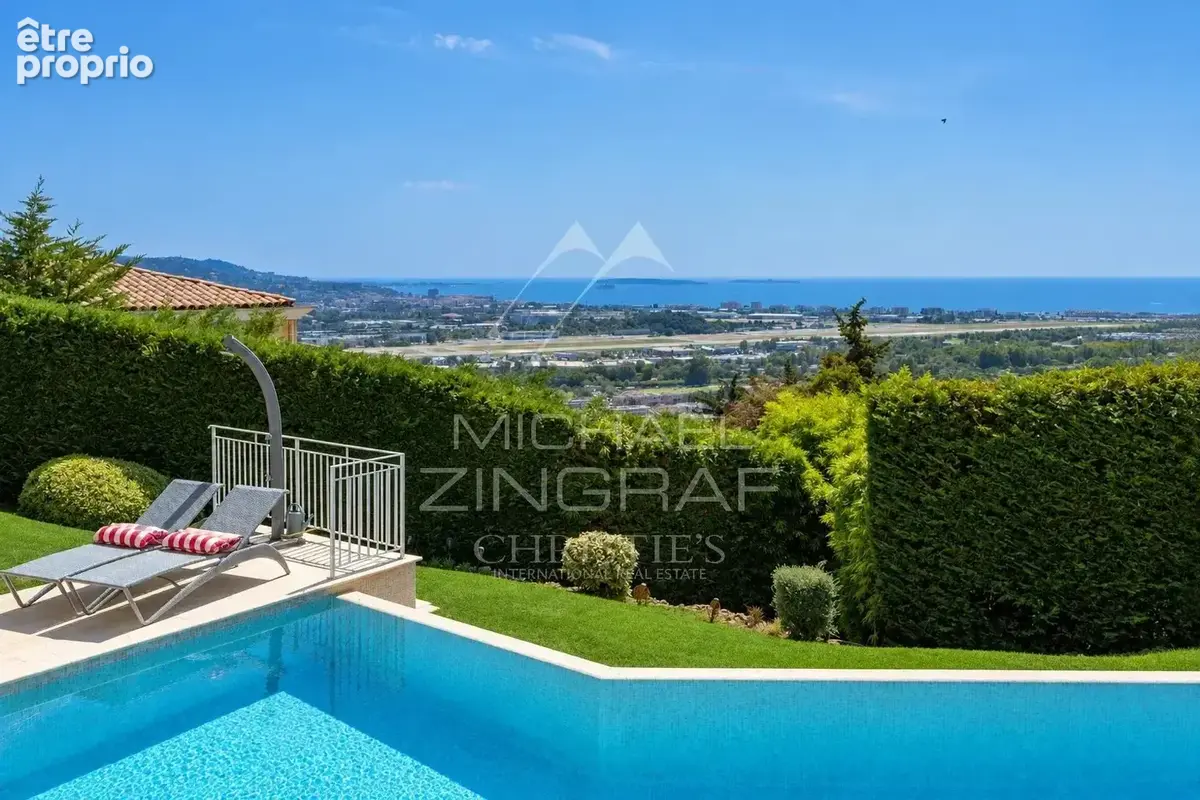 Cannes - mandelieu la napoule - propriété vue mer dans domaine privé - photo 1