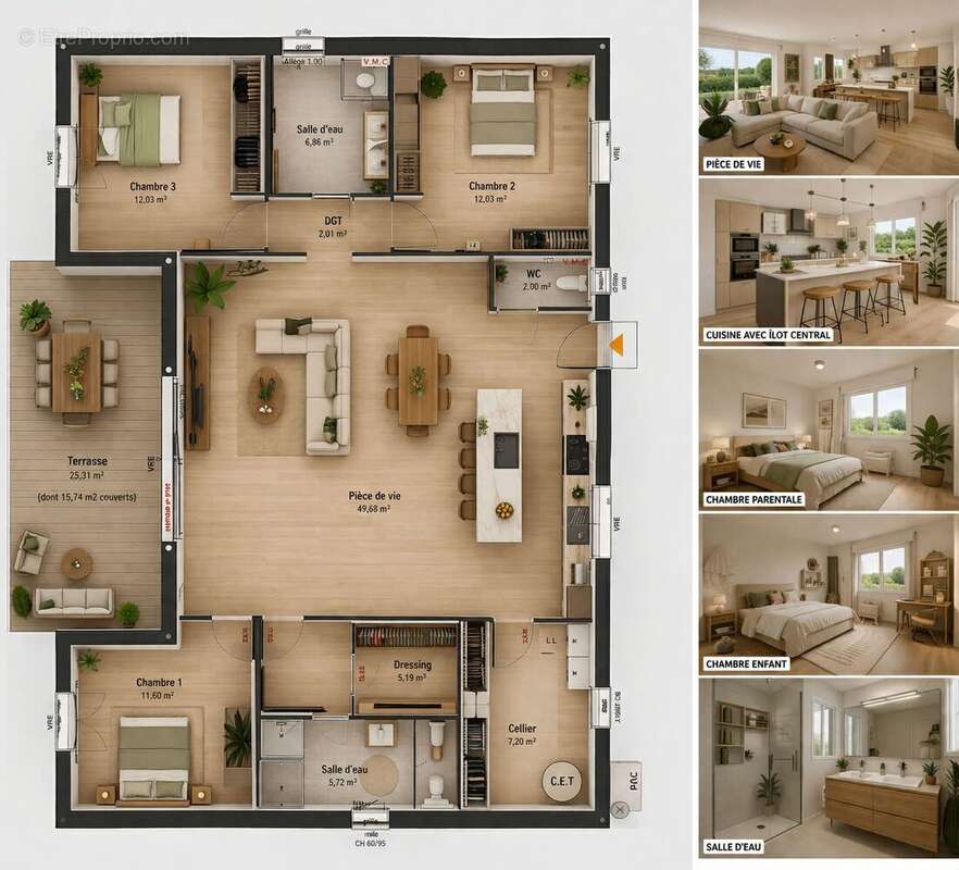 Maison à LESCURE-D'ALBIGEOIS