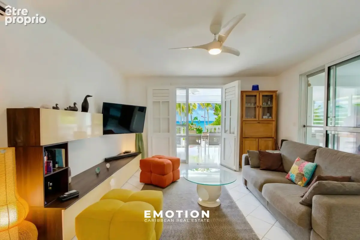 Appartement T3 1ère ligne mer à Saint-François (Guadeloupe) - photo 2