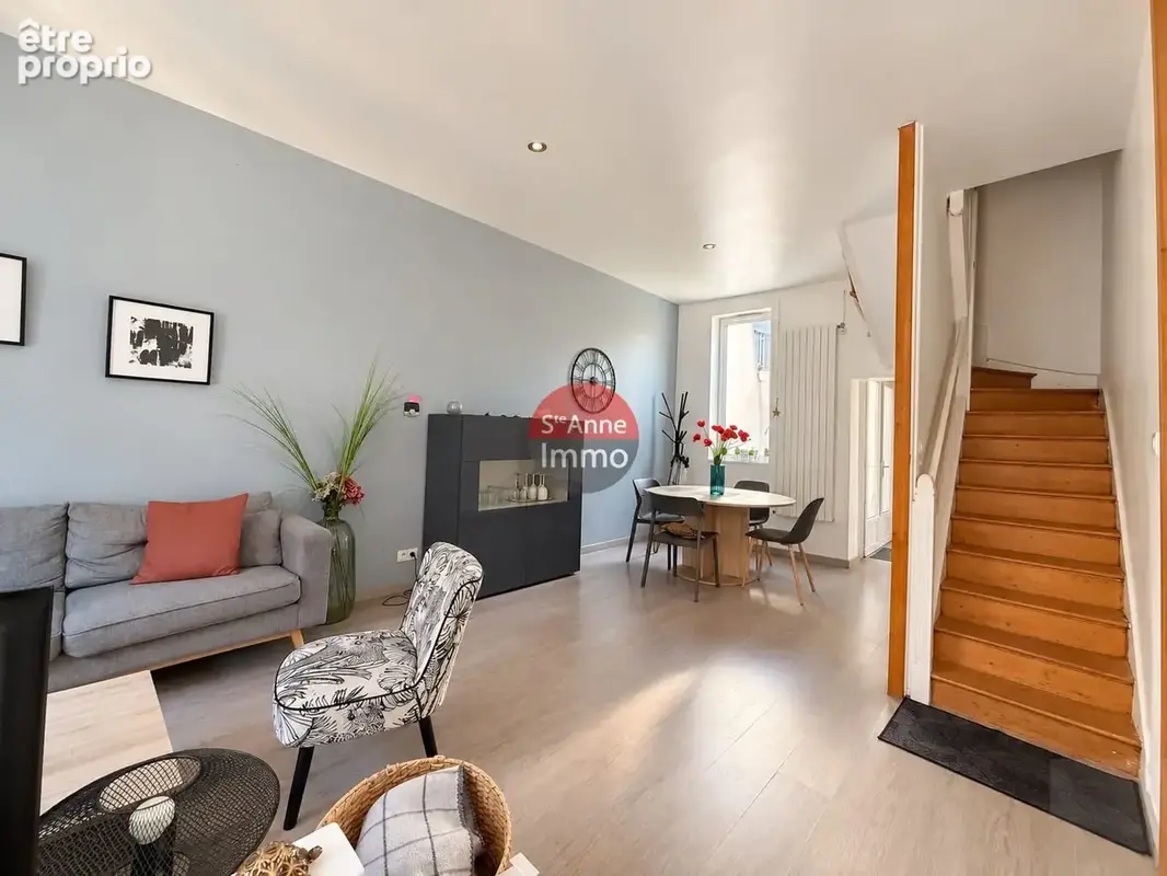 Amiens - henriville - saint honore - 82m2 - 3 chambres - cour - cave - photo 3