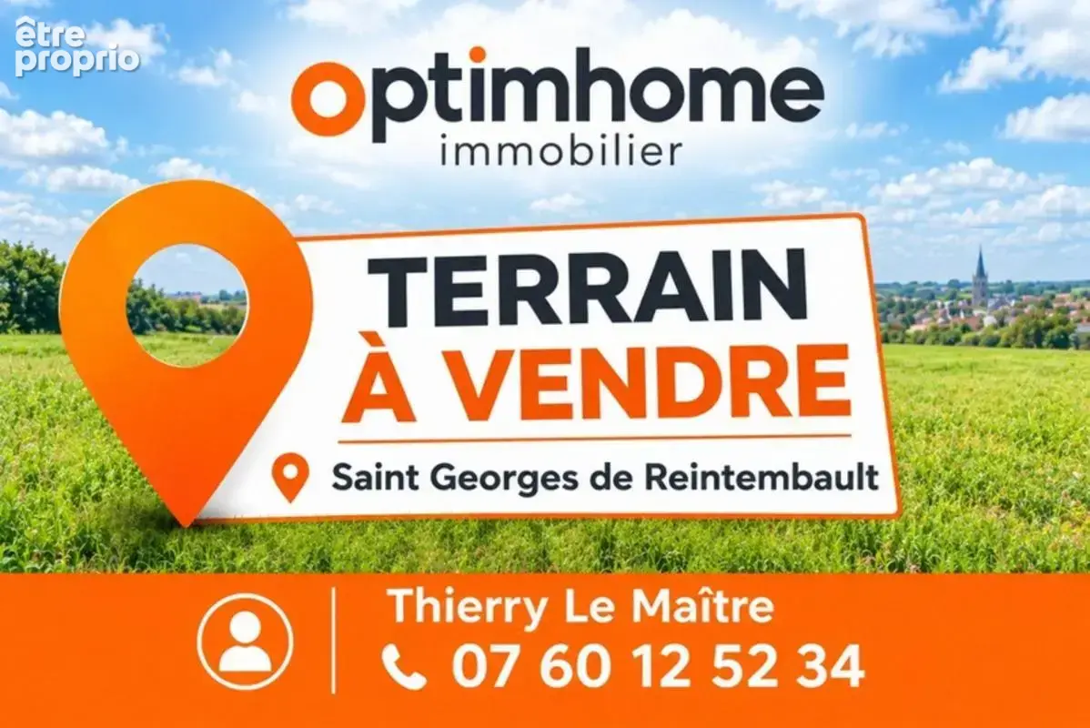 Terrain à SAINT-GEORGES-DE-REINTEMBAULT