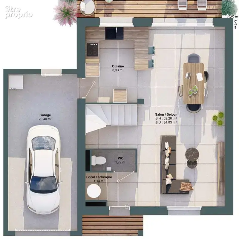 Maison 5 pièces 84 m2 - photo 3